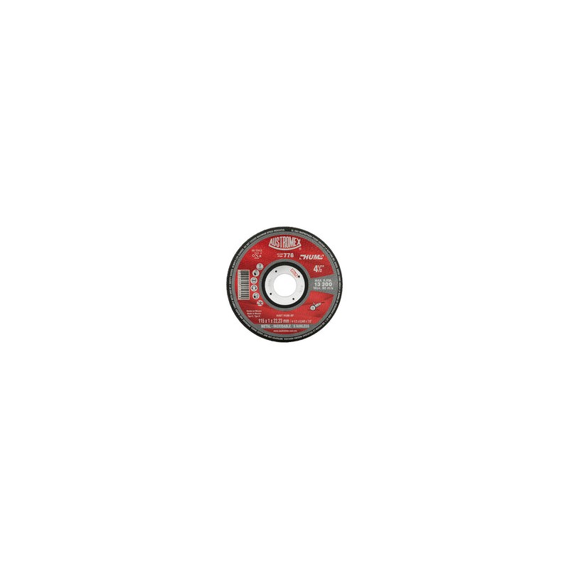 DISCO DE CORTE AUSTROMEX PARA METAL DE 4.5 "