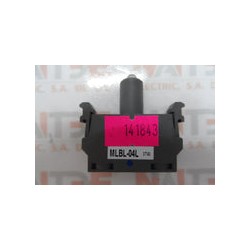 BLOCK C/LED AZUL ABB 1SFA611621R1044, TIPO MLBL-04L, 110/130 VAC