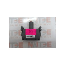 BLOCK C/LED ROJO ABB 1SFA611621R1041, TIPO MLBL-04R, 110/130 VAC