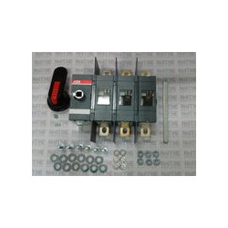 SECCIONADOR ABB OT400U03P, 3P, 400 A, 690 VCA, 250 HP, C/MANIJA