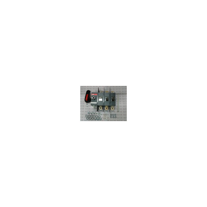 SECCIONADOR ABB OT400U03P, 3P, 400 A, 690 VCA, 250 HP, C/MANIJA
