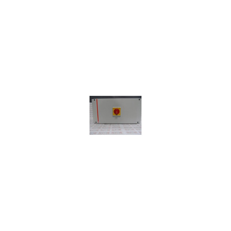 SECCIONADOR ABB 3P 415/500 VCA 125 AMP IP65  CAT OTP125BA3M C/GABINETE 200X400X140mm MANIJA AMBAR/ROJO 2NO 2NC
