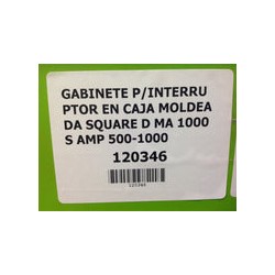 GABINETE P/INTERRUPTOR EN CAJA MOLDEADA SQUARE D MA 1000 S AMP 500-1000
