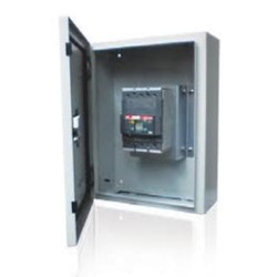 GABINETE SR + INTERRUPTOR Y SR C/PLATINA ABB SRN4315050900K, 400X300X150, TMAX T1C 100A 3P, C/TERMIN ( NUEVO MODELO SRN431506739