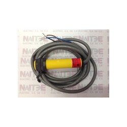 SENSOR DIFUSO REFLECT. BANNER S18AW3D (29821) M18 20-250 VDC NO DS 100 MM 3 HILOS C/CABLE.