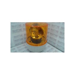 TORRETA GIRATORIA Q-LIGHT  MOD S125U-120 COLOR AMBAR 120 VCA.