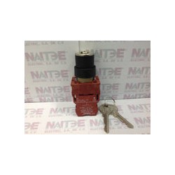 SELECTOR CON LLAVE 2 POS C/RETENCION SIEMENS 3SB1202-4LB01