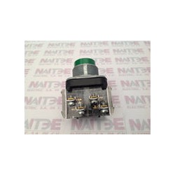 BOTON PULSADOR VERDE ALLEN BRADLEY 800T-B1A 1NO-1NC