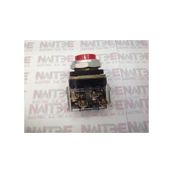 BOTON PULSADOR ALLEN  BRADLEY  800T-B6A 1NO-1NC   ROJO  NO RAZANTE