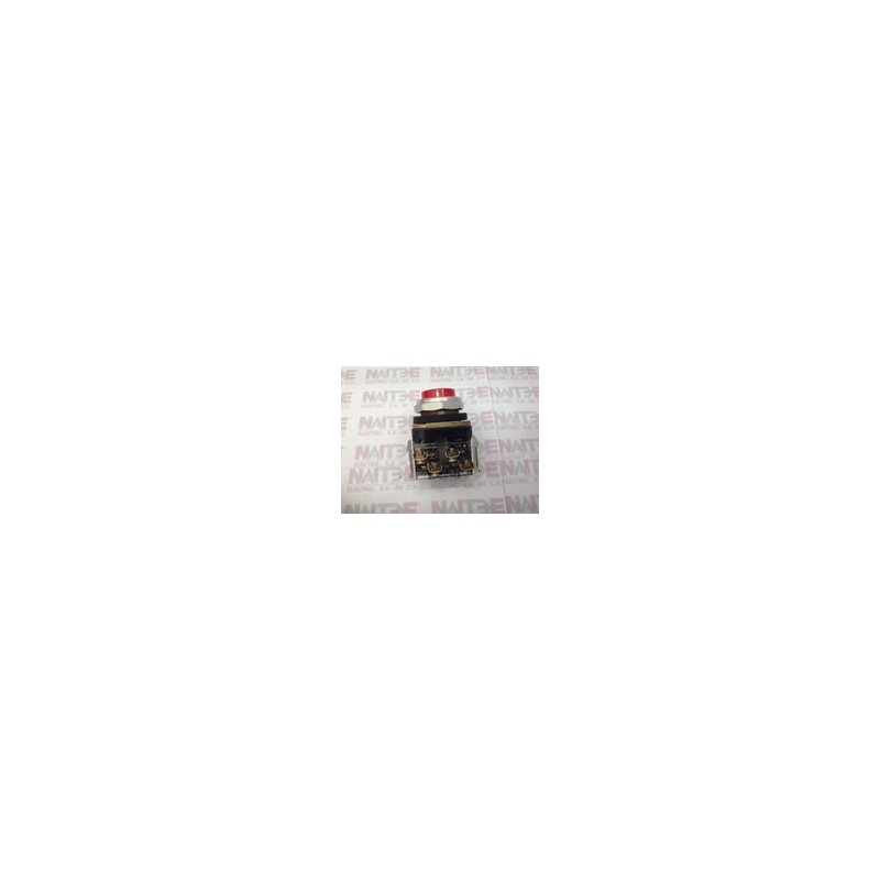 BOTON PULSADOR ALLEN  BRADLEY  800T-B6A 1NO-1NC   ROJO  NO RAZANTE