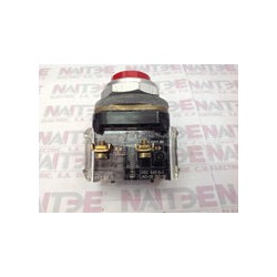 BOTON PULSADOR ALLEN  BRADLEY  800T-B6D2 1NC ROJO  NO RAZANTE