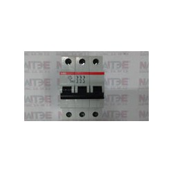INTERRUPTOR TERMO ABB S203-K6, 3P, 6 AMP CAT.2CDS253001R0377