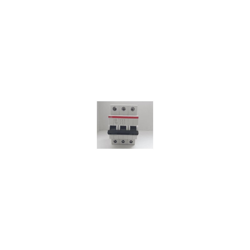 INTERRUPTOR TERMO ABB S203-C63, 3P, 63 AMP, 230-400 VCA, 2CDS253001R0634