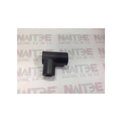 CONECTOR PARA BUJIA DE IGNICION  DE 90 GRADOS