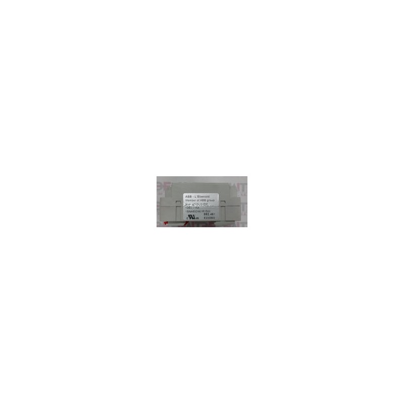 TOMA CORRIENTE DUPLEX ABB PARA MONTAJE RIEL DIN 15 AMP. 125 VCA. CAT.1SNA892461R1500