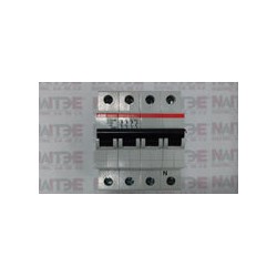 INTERRUPTOR TERMO ABB S203-C25NA 4P 25 AMP 230-400 VCA 2CDS253103R0254
