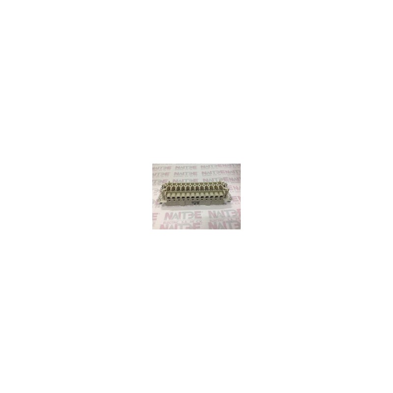 INSERTO MACHO WIELAND  70.310.2440.0, 24 P. 500 V. 16 A.