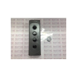 CAJA BOTONERA DE PLASTICO ABB TIPO MEP4-0  GRIS, 4 ORIFICIOS. CAT.1SFA611814R1000