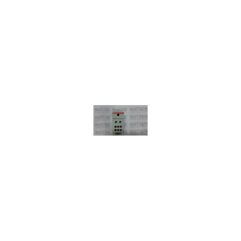 BLOCK DE DISTRIBUCION ABB TIPO BRU160A  1 POLO - 160A/600V, 6 X 14-6 AWG CAT. 1SNA356200R2100