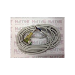 CABLE C/CONECTOR CURVO CD12M/PA-050C1 3 HILOS 4 PIN  DE 5 MTS PNP