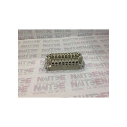 INSERTO MACHO WIELAND 70.310.1640.0, 16 P. 500 V. 16 A.