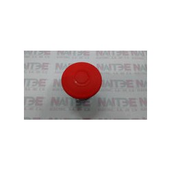 BOTON HONGO PULSAR/TIRAR TELEMECANIQUE ZB4BT4 HARMONY COLOR ROJO