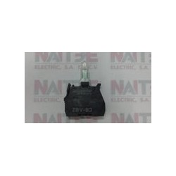 BLOCK CON LED VERDE TELEMECANIQUE  ZBV-B3  DE 24 V.