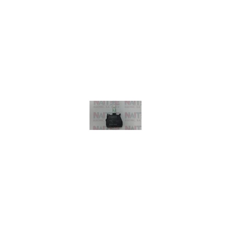 BLOCK CON LED VERDE TELEMECANIQUE  ZBV-B3  DE 24 V.