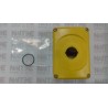 CAJA BOTONERA DE PLASTICO ABB TIPO MEPY1-0  AMARILLO/GRIS, 1 ORIFICIO. CAT.1SFA611821R1000