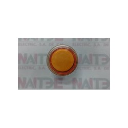 CAPUCHON (CABEZA) P/PULSADOR TELEMECANIQUE ZB2BW35 INCANDESCENTE COLOR AMARILLO