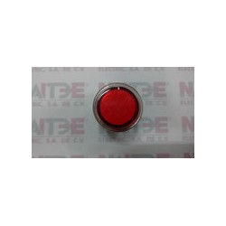 CAPUCHON (CABEZA) P/PULSADOR TELEMECANIQUE ZB2BW34 INCANDESCENTE COLOR ROJO