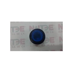 CAPUCHON (CABEZA) P/PULSADOR TELEMECANIQUE ZB2BW36 INCANDESCENTE COLOR AZUL