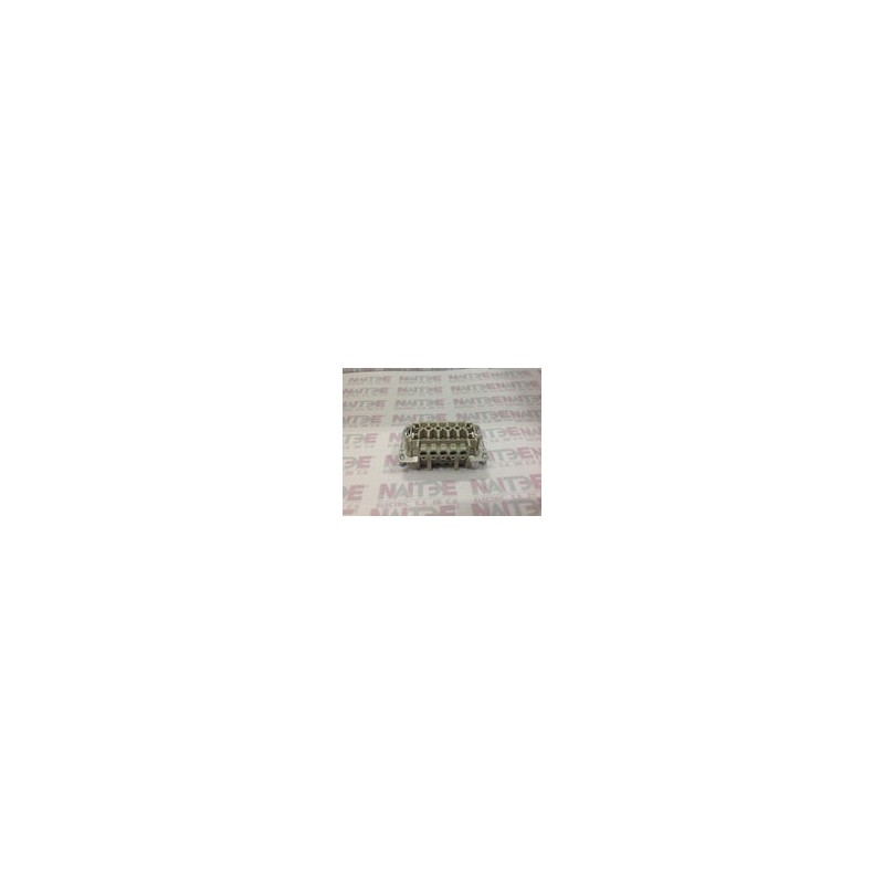 INSERTO HEMBRA WIELAND 70.300.1040.0, 10 P. 500 V. 16 A.