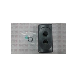 CAJA BOTONERA DE PLASTICO ABB TIPO MEP2-0 GRIS, 2 ORIFICIOS. CAT.1SFA611812R1000