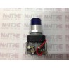 BOTON PULSADOR ALLEN BRADLEY 800T-PT16B  ILUMINADO AZUL