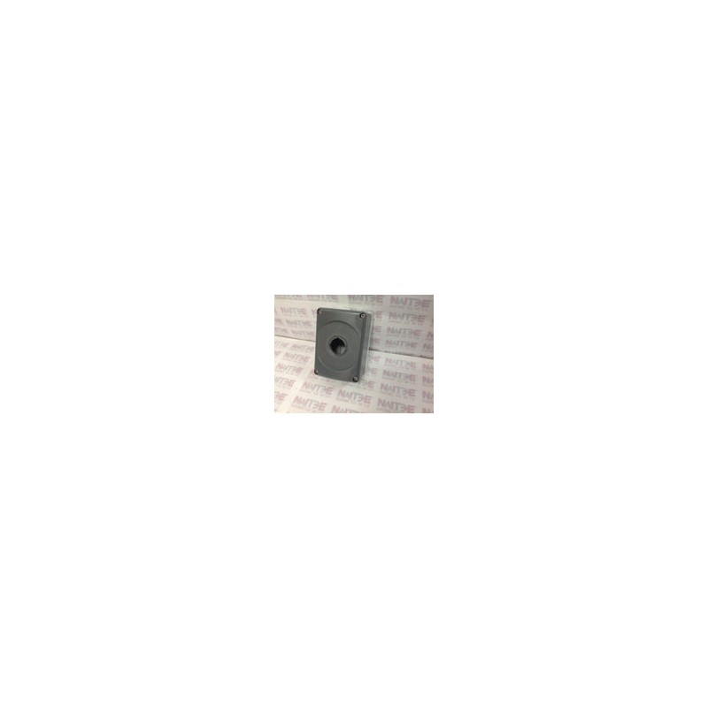CAJA BOTONERA DE PLASTICO ABB 1SFA611811R1000, GRIS, 1 ORIFICIO