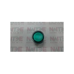 BOTON (CABEZA) PULSADOR TELEMECANIQUE ZB4BW33 HARMONY INCANDESCENTE COLOR VERDE