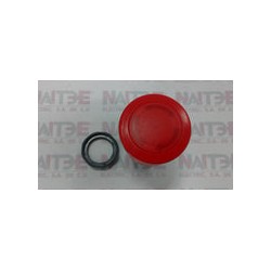 BOTON PARO EMERGENCIA ABB 1SFA611523R1001 , ROJO, GIRAR P/LIBERAR, 40 MM