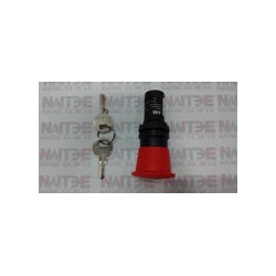 BOTON PARO EMERGENCIA DE LLAVE ABB 1SFA619552R1071, C/ RETORNO, 1NA/1NC