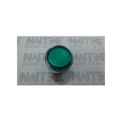 CABEZA P/PULSADOR ILUM.VERDE TELEMECANIQUE ZB4BW333