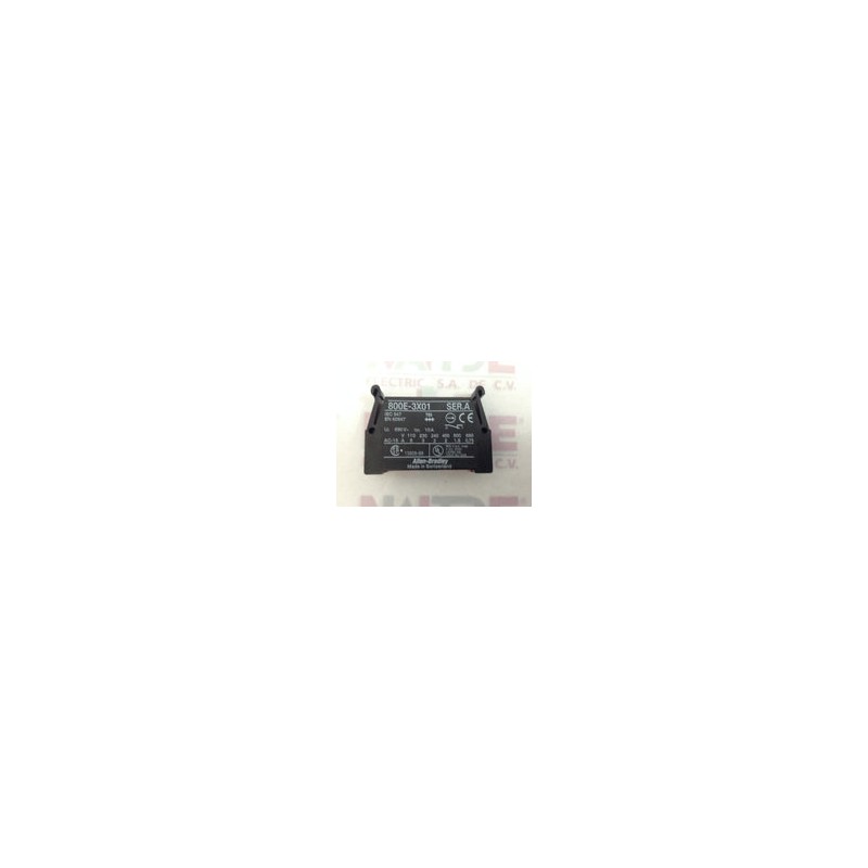 BLOCK DE CONTACTO ALLEN BRADLEY 800E-3X01 2NC