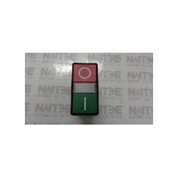 BOTON DOBLE CUTLER  HAMMER E22DB1A21C  ARRANCAR-PARARDE 225 mm COLOR ROJO/VERDE