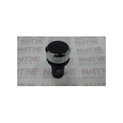 BOTON PULSADOR COMPACTO NO ILUMINADO NEGRO C/BISEL METALICO ABB 1SFA619100R3076 1NA/1NC 22 MM