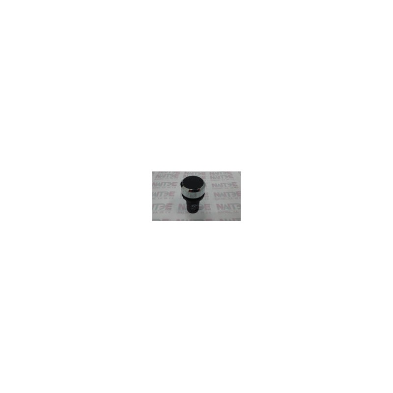 BOTON PULSADOR COMPACTO NO ILUMINADO NEGRO C/BISEL METALICO ABB 1SFA619100R3076 1NA/1NC 22 MM