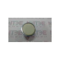 BOTON PULSADOR RAZANTE BLANCO TELEMECANIQUE CAT ZB2 BA1