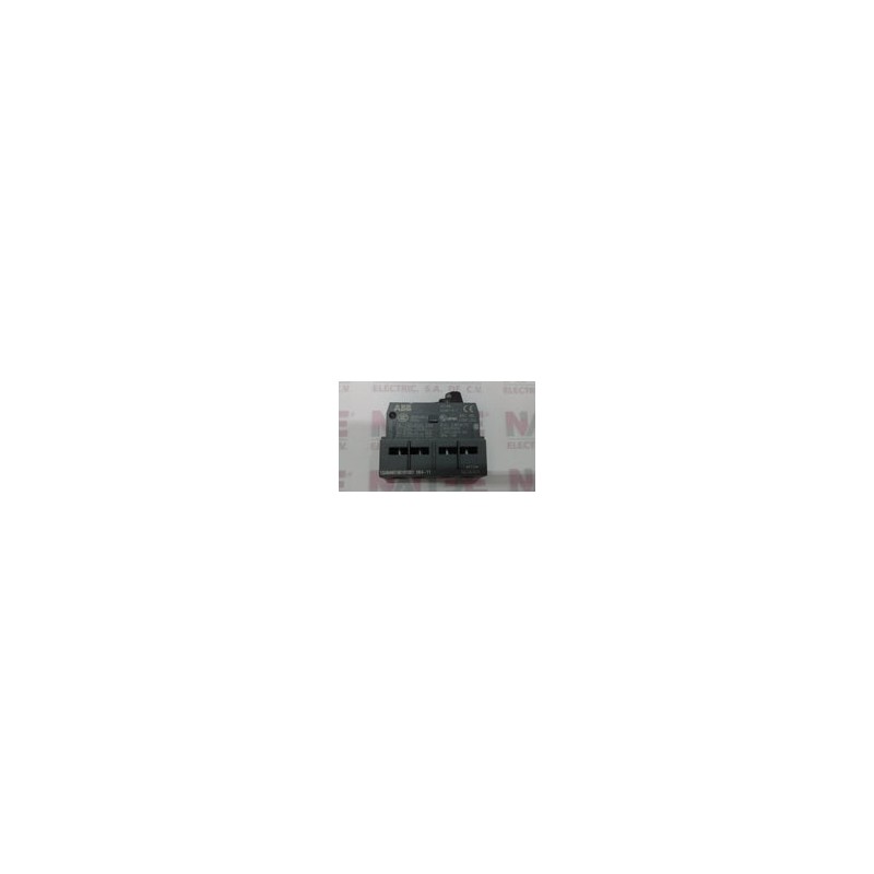 BLOCK AUXILIAR FRONTAL ABB 1SAM401901R1001, TIPO HK4-11, 1NA+1NC