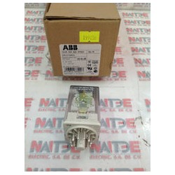 RELEVADOR INTERFAZ ABB 11 PIN TIPO RELOJ 1SVR405622R7000, CR-U 110AC3, TENSION 110 VCA, 10 AMP