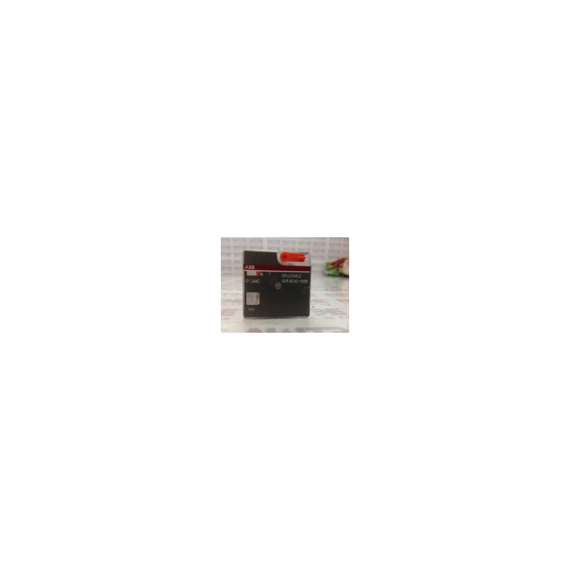 RELEVADOR INTERFAZ ABB CR-U 024AC2  8 PIN TIPO RELOJ CAT.1SVR405621R0000, TENSION 24 VAC, 10 AMP