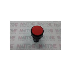 BOTON PULSADOR COMPACTO NO ILUMINADO ABB 1SFA619100R1071, ROJO, MOMENTANEO, 22 MM, 1NA/1NC