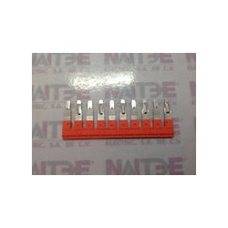 PUENTE PARA CLEMAS ABB  JB8-10 DE 10 POLOS CAT. 1SNK908310R0000
